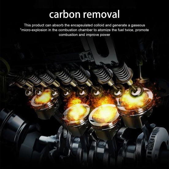 Catalytic Converter Cleaner 120ml Fuel Efficiency Enhancer Fuel And Exhaust System Cleaner Oil Additive Exhaust Pipe Carbon Removal Engine Cleaner