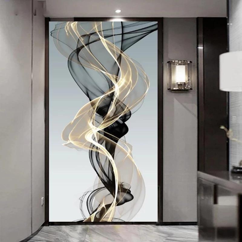 Роскошные абстрактные ленты, холст, живопись, скандинавские постеры и принты, настенные художественные картины для гостиной, спальни, современный домашний декор