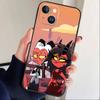 S-Helluva Boss Phone Case For iPhone17,16,15,14,13,12 Plus,Max Soft Silicone Black Cover