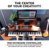 USB MIDI Keyboard with Virtual Synth and DAW Parameter Control Keystation 88MK3 M-Audio 88-key Semi-weight