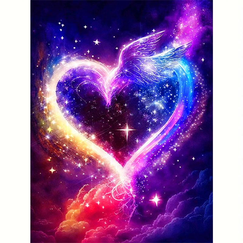 Алмазная картина Астральный пейзаж Diy Мозаика Полный круглый алмаз вышивка горный хрусталь фотографии украшения дома искусство 30x40 см/12x16 дюймов