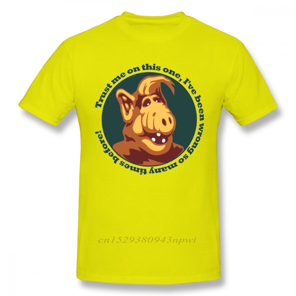 Casual Alf Guru T Shirt High Quality Man Summer Streetwear Tee Oneck Plus Size Tshirt Christmas Gift Tshirt Cotton Fabric