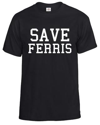 Save Ferris Ferris Bueller Mens Tshirt Gift Game Funny All Sizes S To 5xl Tee