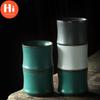 Hi Ceramic Teacup Creative Bamboo Office Master Tea Cup Kung Fu Drinkware Home Retro Pottery Drinking Water Mug