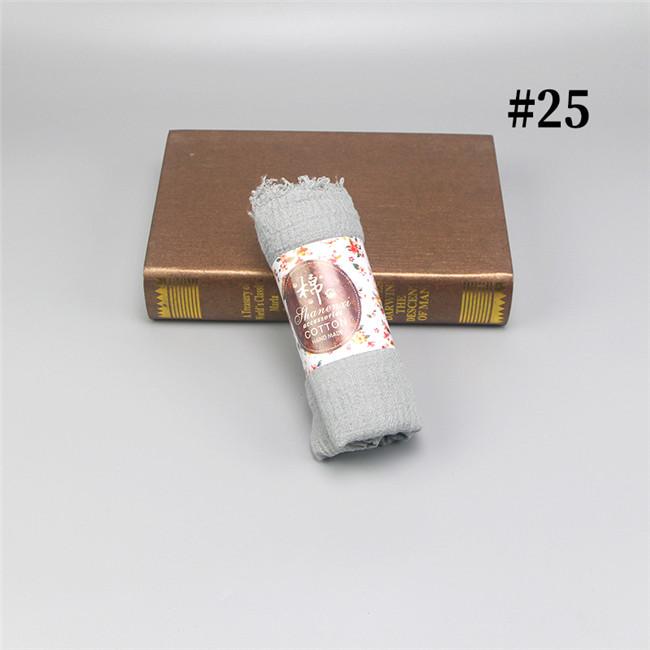 Wholesale Price 70*180cm Women Muslim Crinkle Hijab Scarf Femme Musulman Soft Cotton Headscarf Islamic Hijab Shawls and Wraps