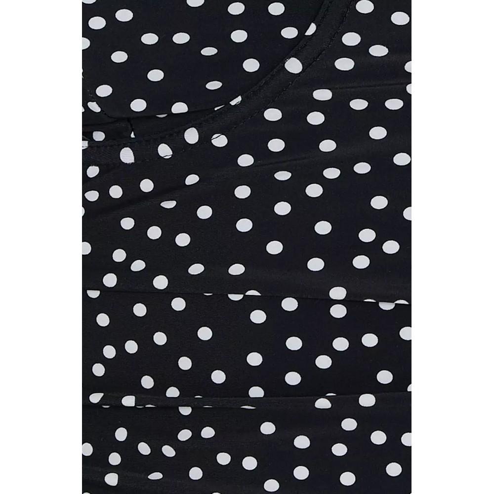 Gorgeous Womens/Ladies Spotted Skirted One Piece Swimsuit