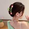 1pc Large Tulip Clip, Korean Flower Fashion Hair Clip, Pan Head Fashion Shark Clip, Summer Hair Clip