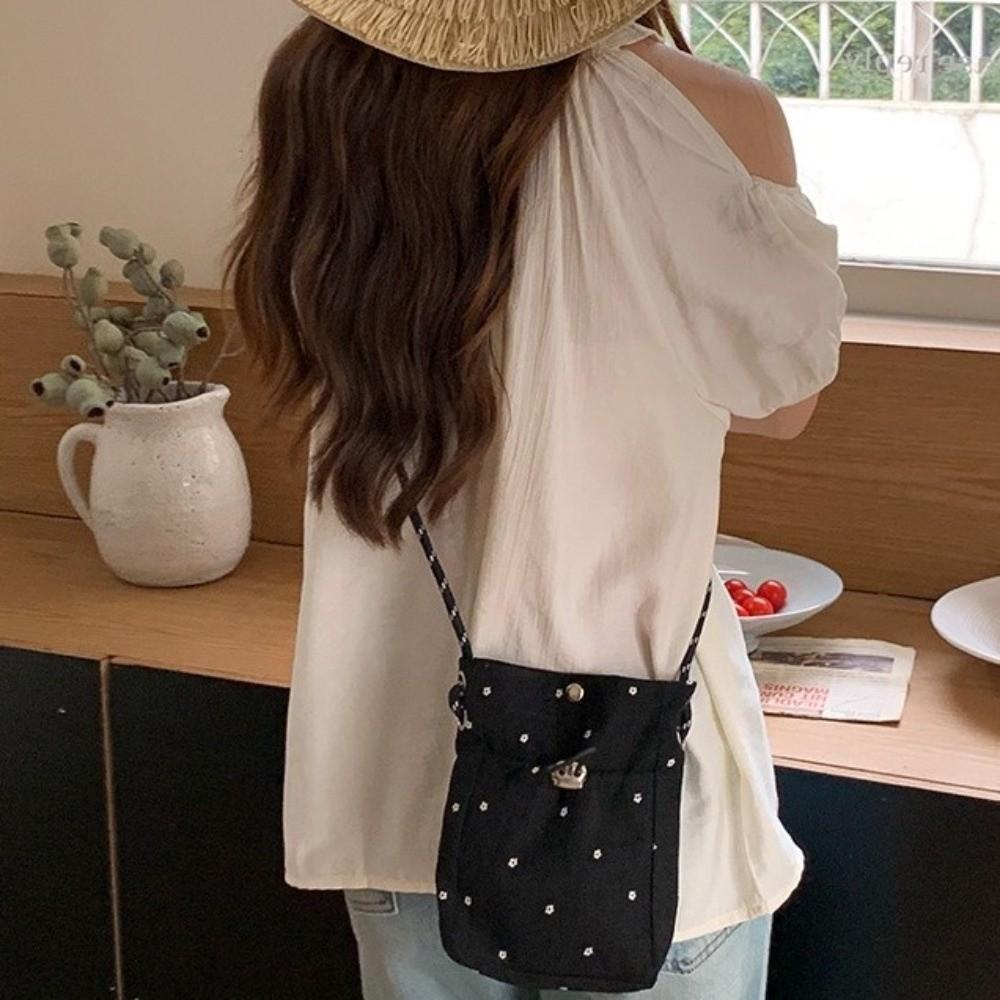 Flower Printed Pleated Cloud Crossbody Bag Lightweight Folded Slant Bag Phone Shoulder Bag  Daily