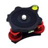 Shiwaki Leveling Base Tripod Head Plate Degree Precision Adjustment Bracket 3 Adjustment Dial Photography Tripod Leveling Base Head Inch with Mounting