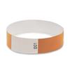 Disposable Wristbands for Sequential Synthetic 19mm Pack of Events, Numbering, Paper, (Orange, 500)