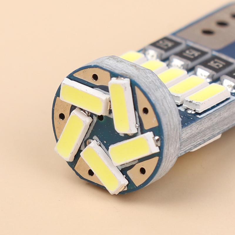 4 шт. T10 W5W Светодиодная 194 Canbus Лампа 4014/15 SMD 12V Для Салона Автомобиля Лампа Для Чтения Габаритные Огни Лампочки Номерного Знака Купольный Сигнал