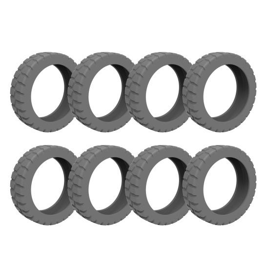 8Pcs Silicone Luggage Wheel Cover Scratch-Free Noise Reduction 8-Spinner Wheel Carry-on Suitcase Caster Protector Cover Travel Luggage Accessories