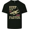 Keep Calm Funny Scuba Diving Shark Diver Swim Unisexs Light Cotton TShirt