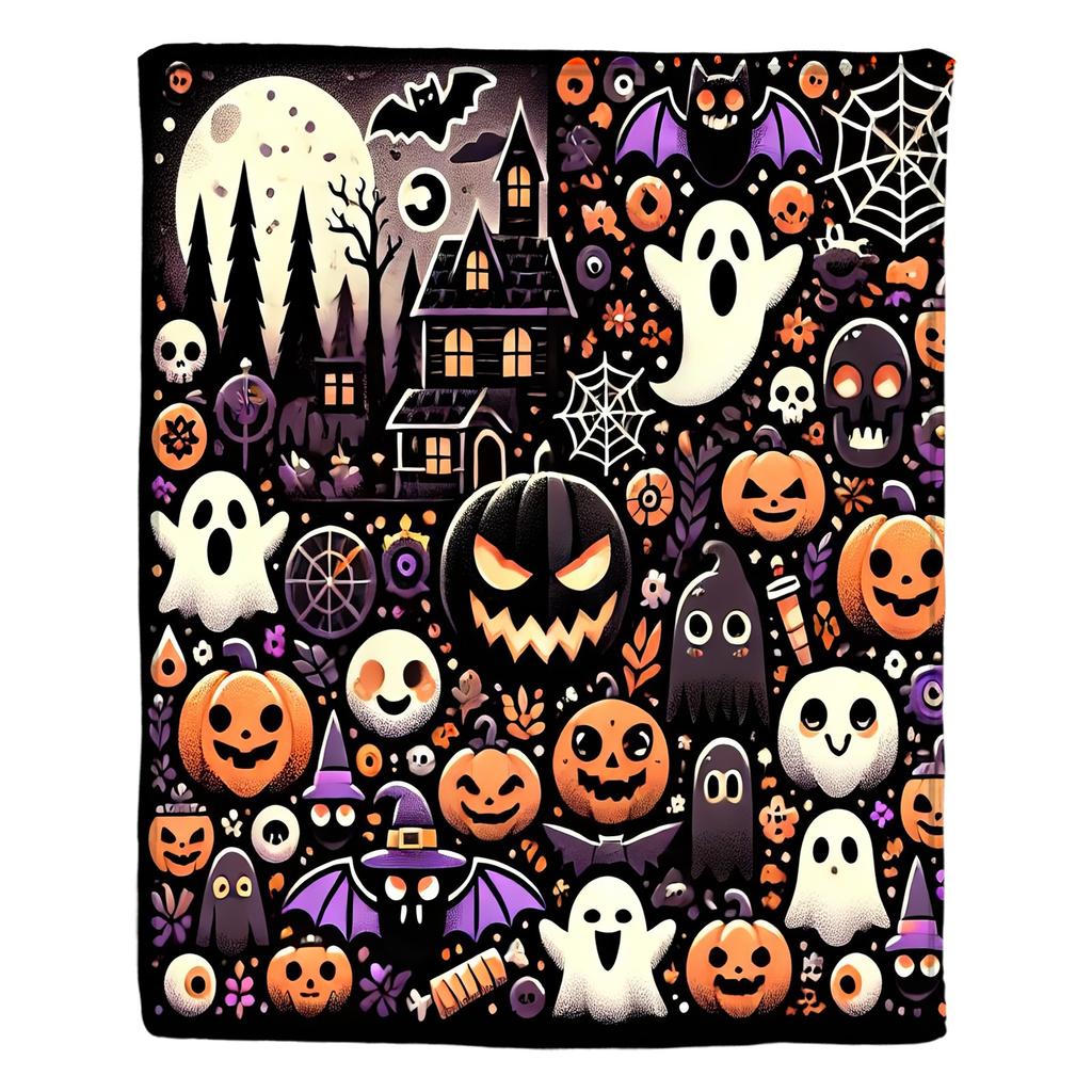 Halloween Print Blanket