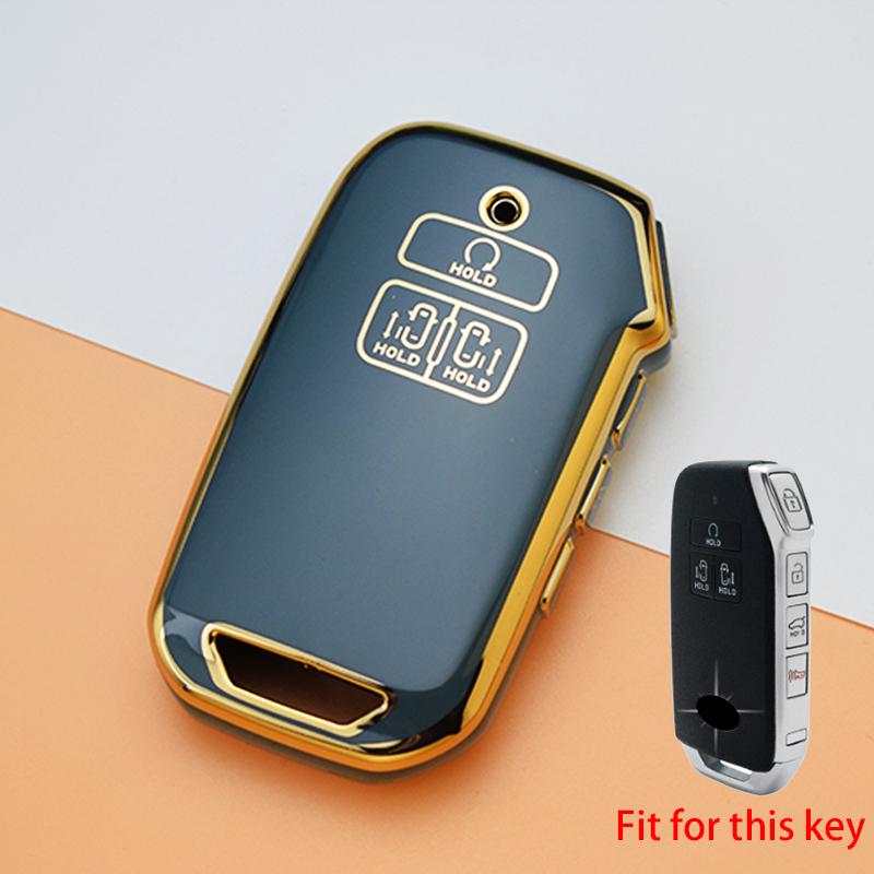 7 Buttons Soft TPU Car Key Case Cover for Kia K5 K3 K4 Sportage Carnival Sedona Auto Shell Fob Holder Protector Accessories