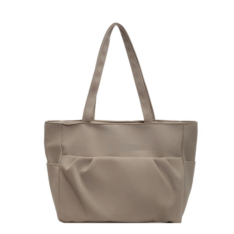 Холщовая сумка женская сумка через плечо большая вместительная сумка для поездок на работу однотонная сумка