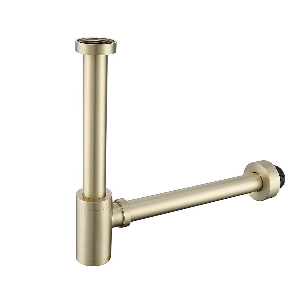 High Quality Bathroom Deodorization Insect Stopper P-Trap Bathroom Sink Siphon Drain Sewer Pipe Kit Bi-Material Drain Fitting