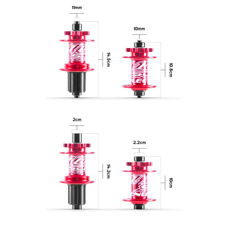 Ступица для горного велосипеда из алюминиевого сплава, 6 гвоздей, 5 подшипников, 32 отверстия, 8–11 скоростей, быстросъемная ступица дискового тормоза
