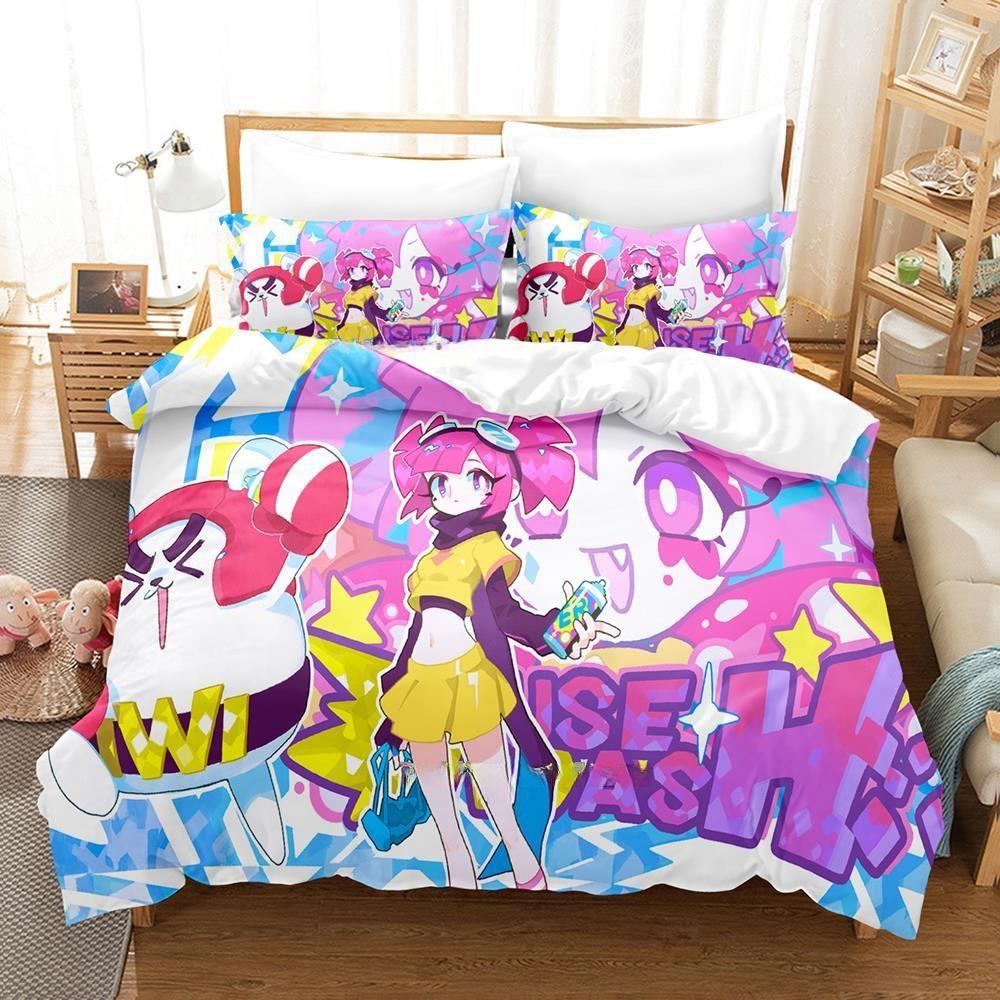 Fashion 3D Print Music Game  Muse Dash Bedding Set Single Twin Full Queen King Size Bed Set Adult Kid Bedroom Duvet Cover Sets
