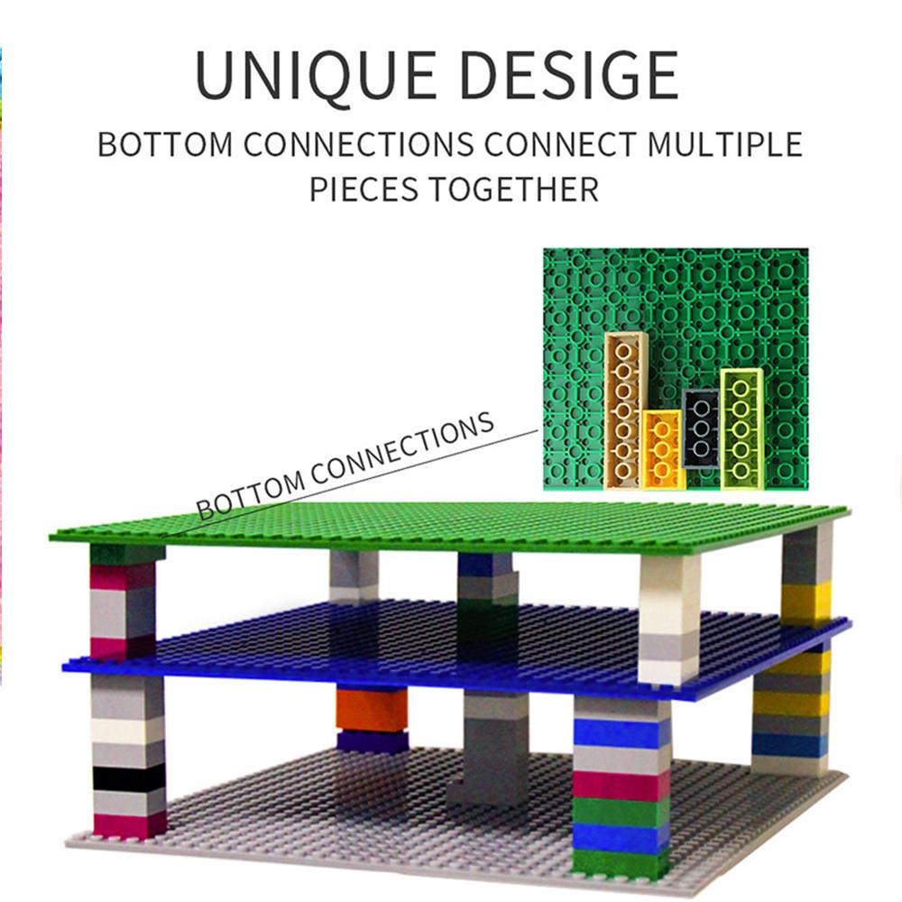32X16 Точек Двусторонняя Вневременная Строительная Плита Основа Moc Diy Детали Плиты Основы Для Городских Фигурок Детские Игрушки