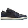 Air Jordan 1 Low SE Black Dark Obsidian Женские кроссовки Sail FJ5478-010
