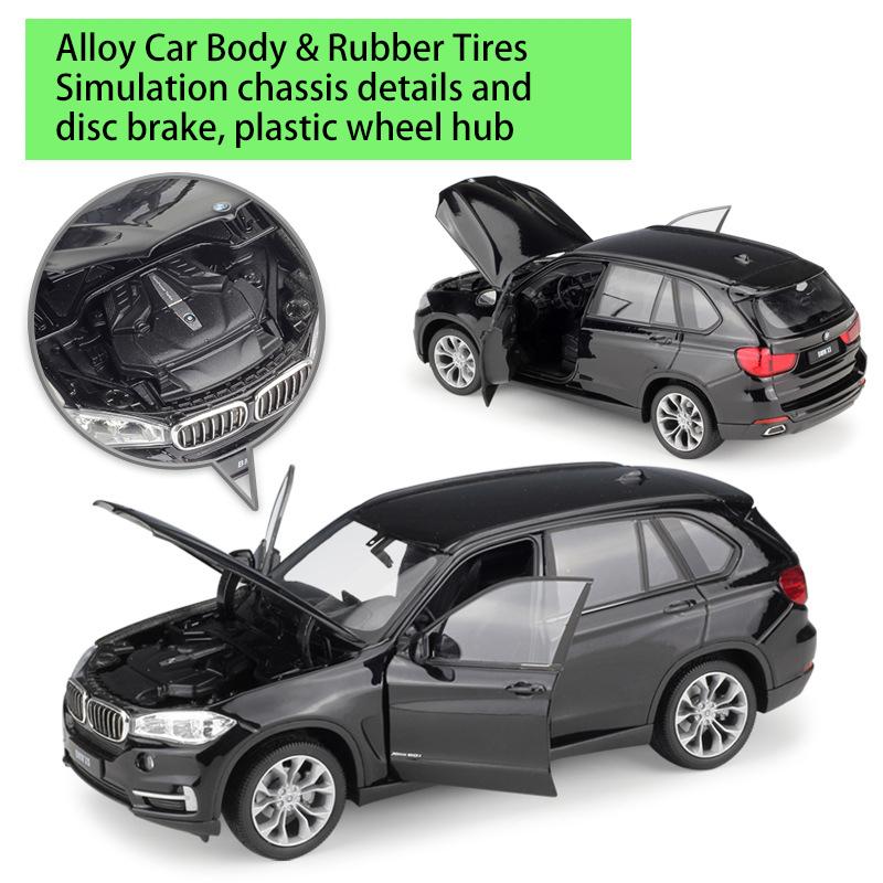 1/24 WELLY BMW X5 модель автомобиля из сплава, литая под давлением металлическая игрушечная модель автомобиля, высокая имитация, коллекция, детские подарки