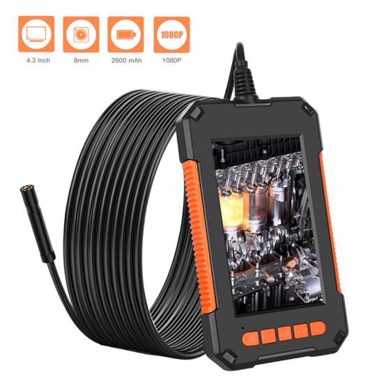 Промышленный эндоскоп-камера HD 1080P IP67 Водонепроницаемый с 4,3-дюймовым экраном