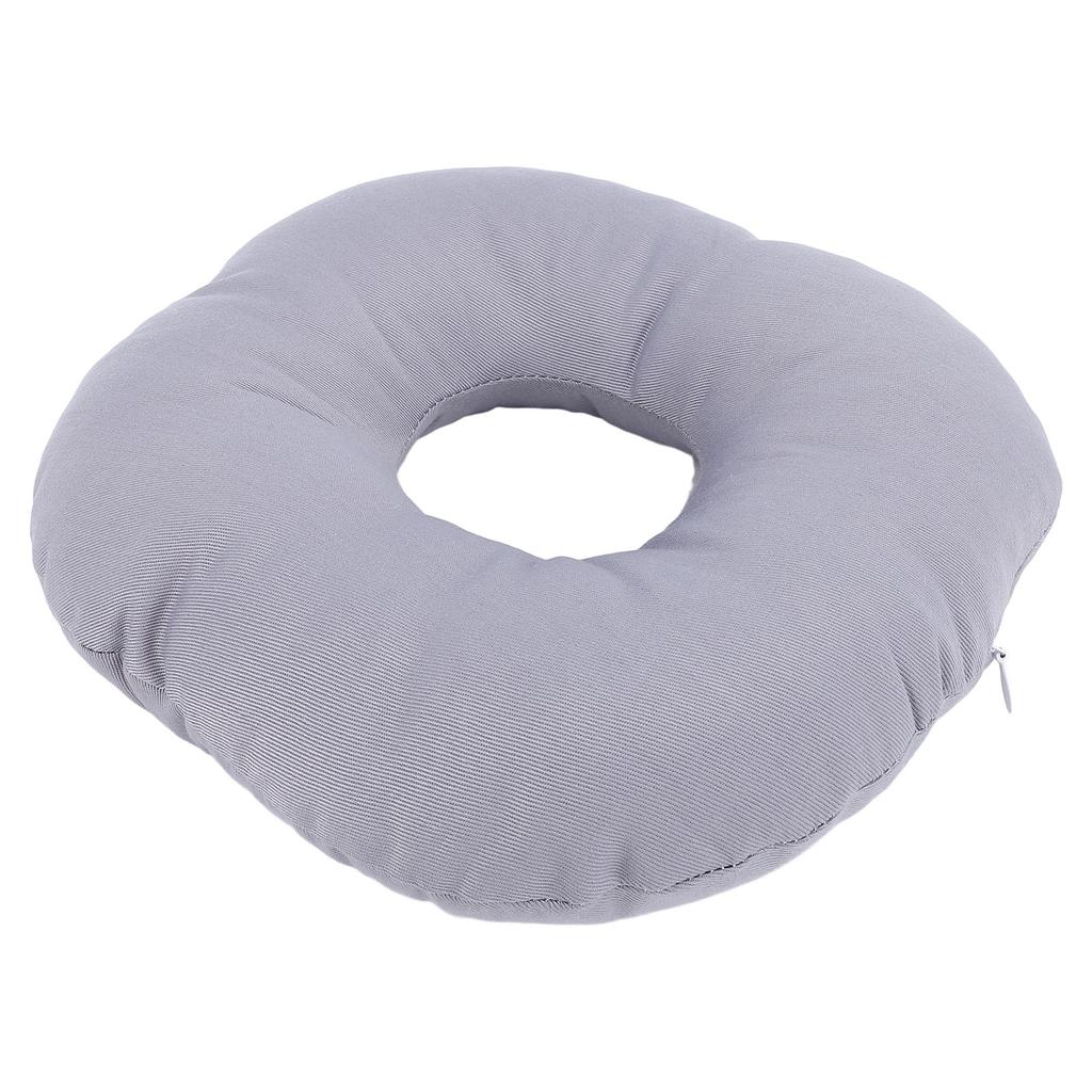 Ear Side Sleeping Pillow Cotton Linen Pillowcas Reduce Ear Friction Soft Large Opening Donut Ear Pillow for Earphones