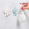 1~4шт вращающийся клейкий крючок многофункциональный без следов 3 отделения вешалка для одежды креативный домашний органайзер для хранения аксессуаров крючок для ключей