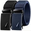 Men's Automatic Buckle Outdoor Canvas Belt, Jeans Belt