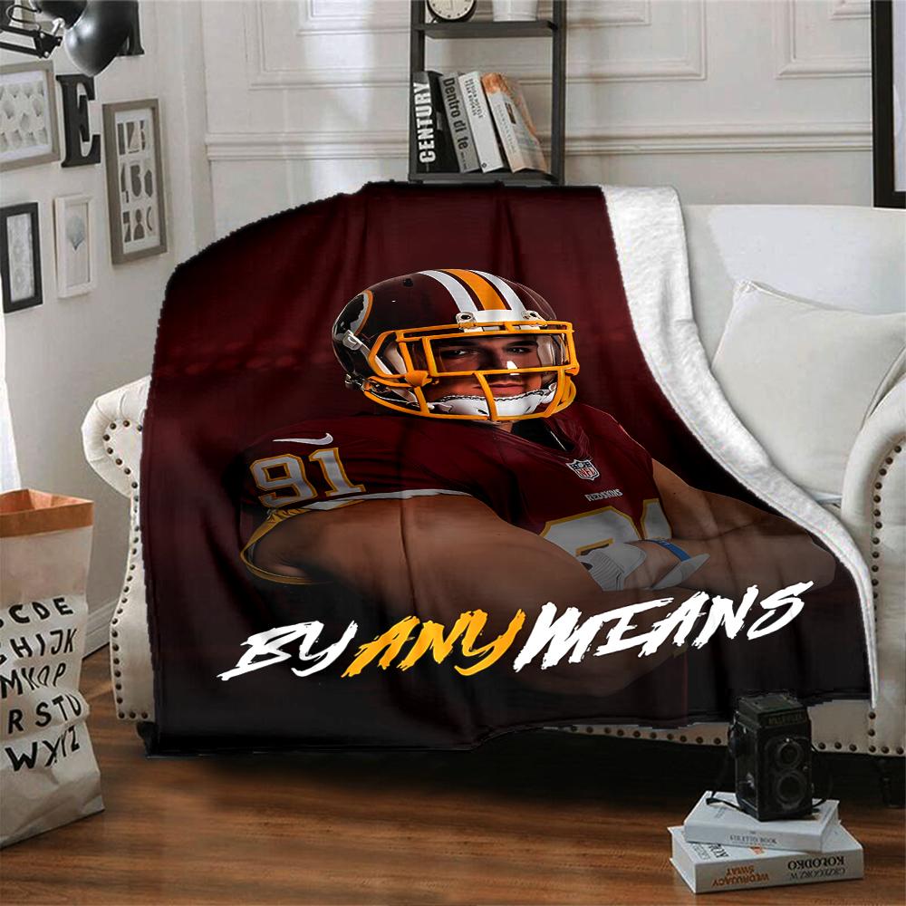 1pc Blanket - Washington Commanders Print Design,Lightweight Blanket for Sofa,Bed- Soft &Warm,Gift for All Seasons