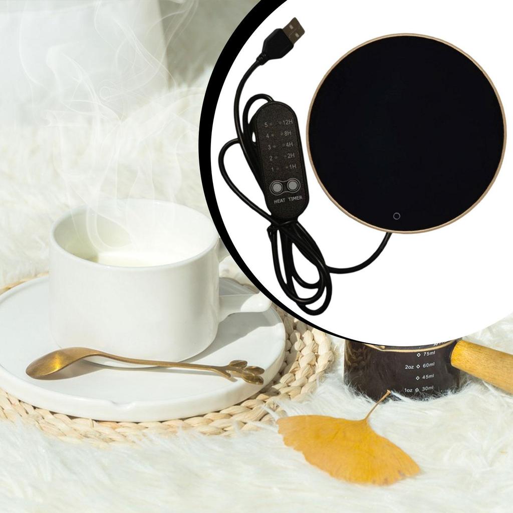 Candle Warm Men Women Portable Smart Heating Plate 5 Temp Settings Fast Heating Electric