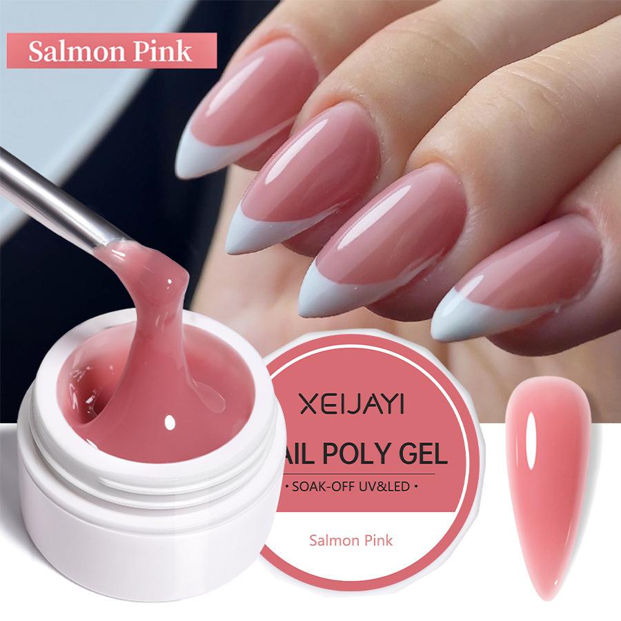 УФ/светодиодный гель для наращивания ногтей, кристаллический фототерапевтический гель для моделирования, быстросохнущий твердый гель, инструмент для самостоятельного создания дизайна ногтей в салоне