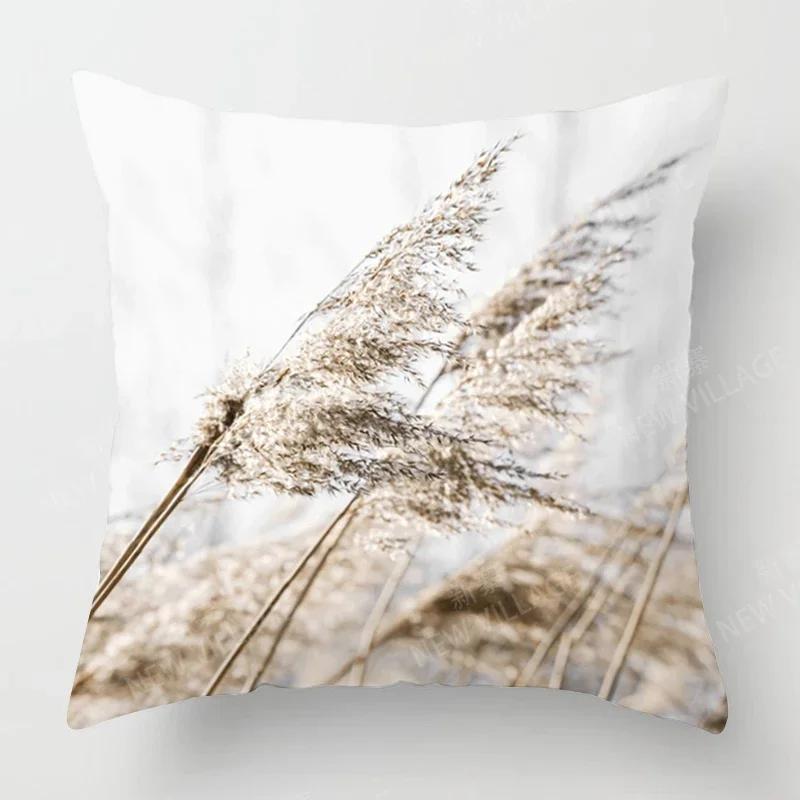 Nordic Fall Home Decor Throw Pillowcase Sofa Cushion Cover Modern 45x45cm 45*45 50x50 60x60cm 40x40 Boho Living Room Aesthetics