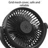 USB Car Fan Double Head Dashboard Electric Fan Strong Wind, Low Noise Cooling Device, 360-Degree Rotation Vehicles Fan