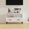 VidaXL TV Stand High Gloss White 80x36x50 Cm Engineered Wood 812597