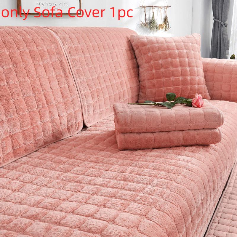 Утолщенная плюшевая подушка для дивана, нескользящая подушка, чехол для дивана, полотенце Sandhair, универсальный чехол для дивана Four Seasons