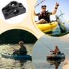 Kayak Pole Holder 360-degree Rotation Mounting Base Boat Rod Holder For Installation Inflatable Boats Paddle Boards Canoes