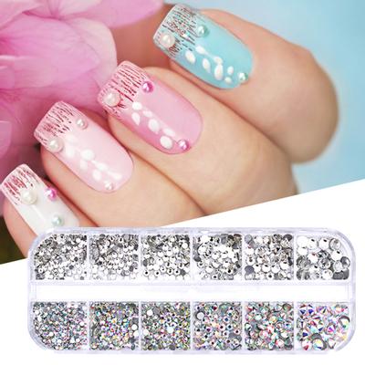 Nail Art Легкий в использовании набор для ногтей со стразами из смолы и кристаллами для ежедневного использования