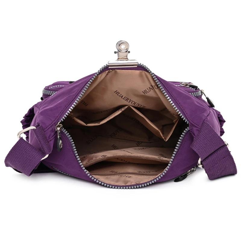 New Women Handbag Shoulder Bag Female Light CrossBody Bag Ladies Messenger Bag Nylon Waterproof Lady Purse Sac A Main CLE