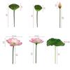 New Landscape Artificial Flower DIY Decoration Long Stem Artificial Lotus Artificial Flower Pole Lotus PU Green Plant