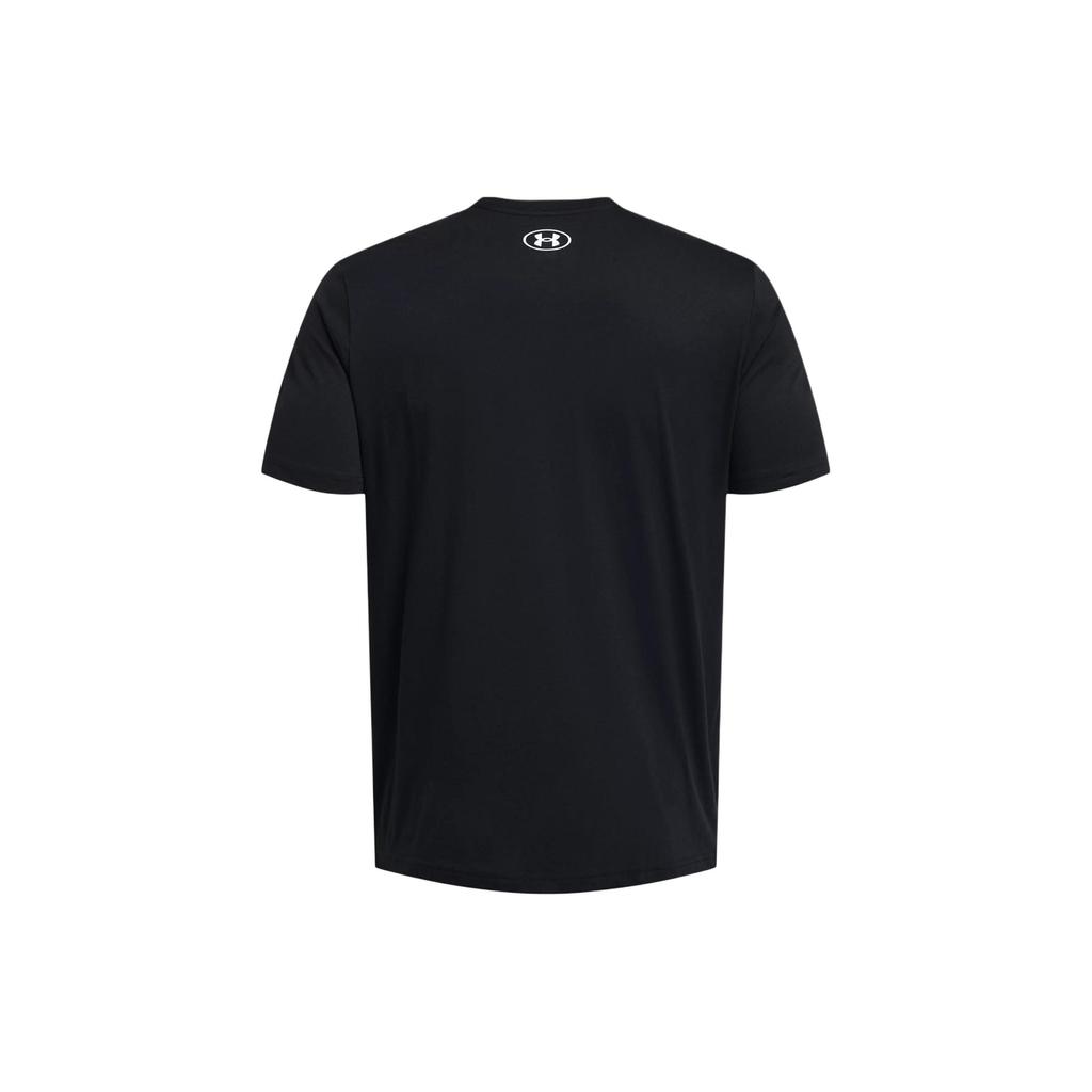 Under Armour Футболка с круглым вырезом и коротким рукавом с логотипом, мужские топы, черные 1382911-001