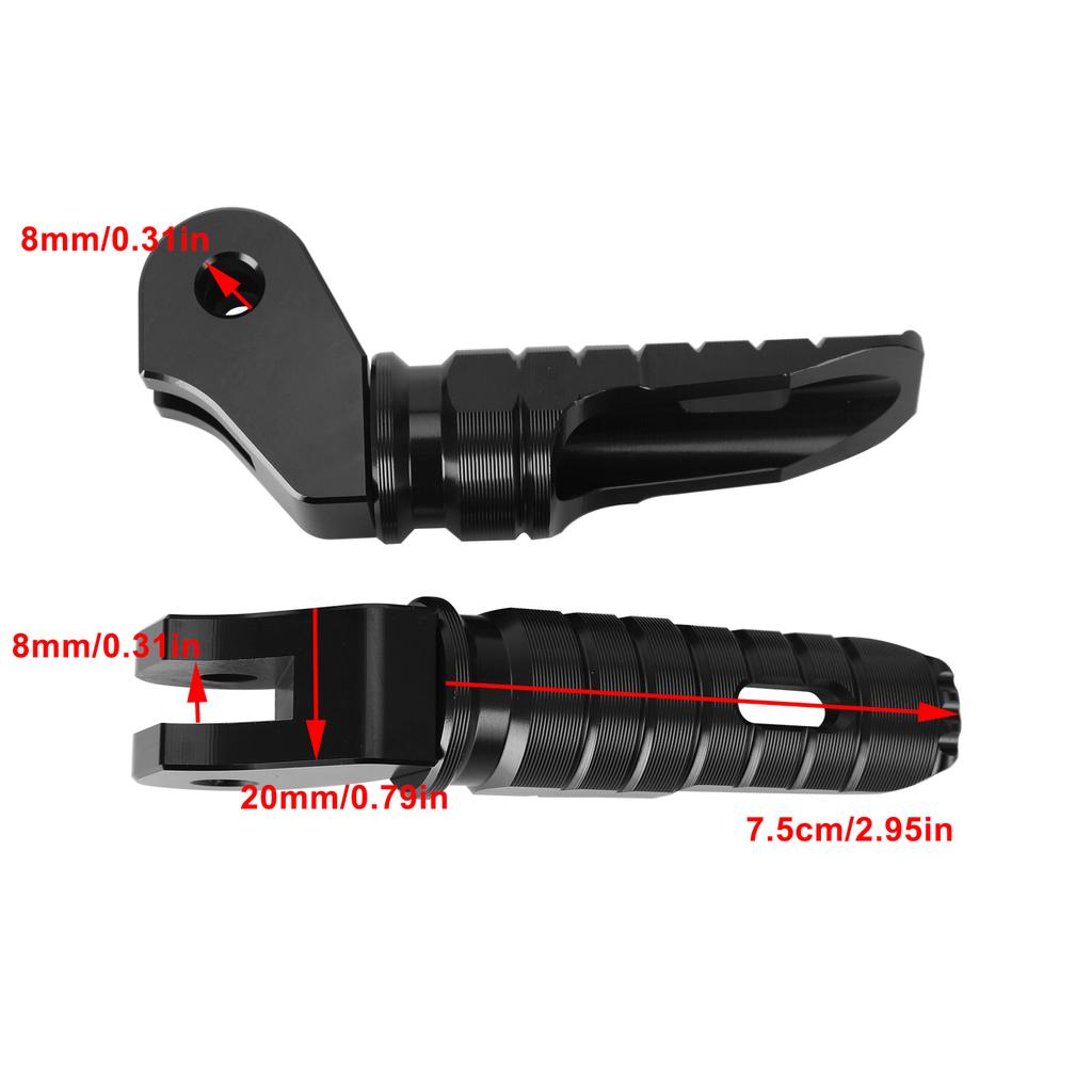 Front Footrests Foot Peg fit for Bonneville T100 T120 GAOKINMOTO GK1200 21-2022