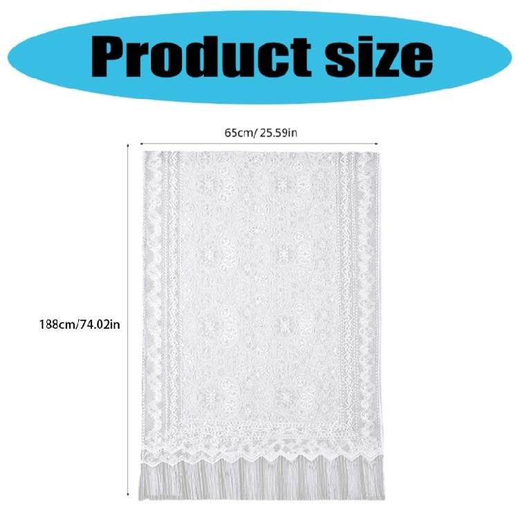 Формальное мероприятие Кружевной шарф Ажурная шаль Накидка для женщин с кисточками Дизайн Удобная Дышащая Платье Накидка на плечи