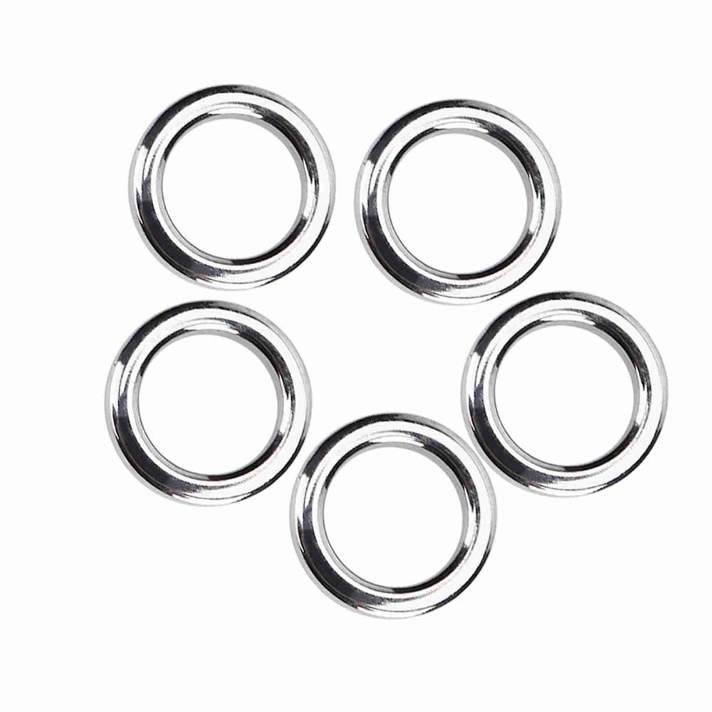 Stainless Steel Fishing Split Rings High Strength Fishing Rings Fishing Solid Rings  Sea Fishing