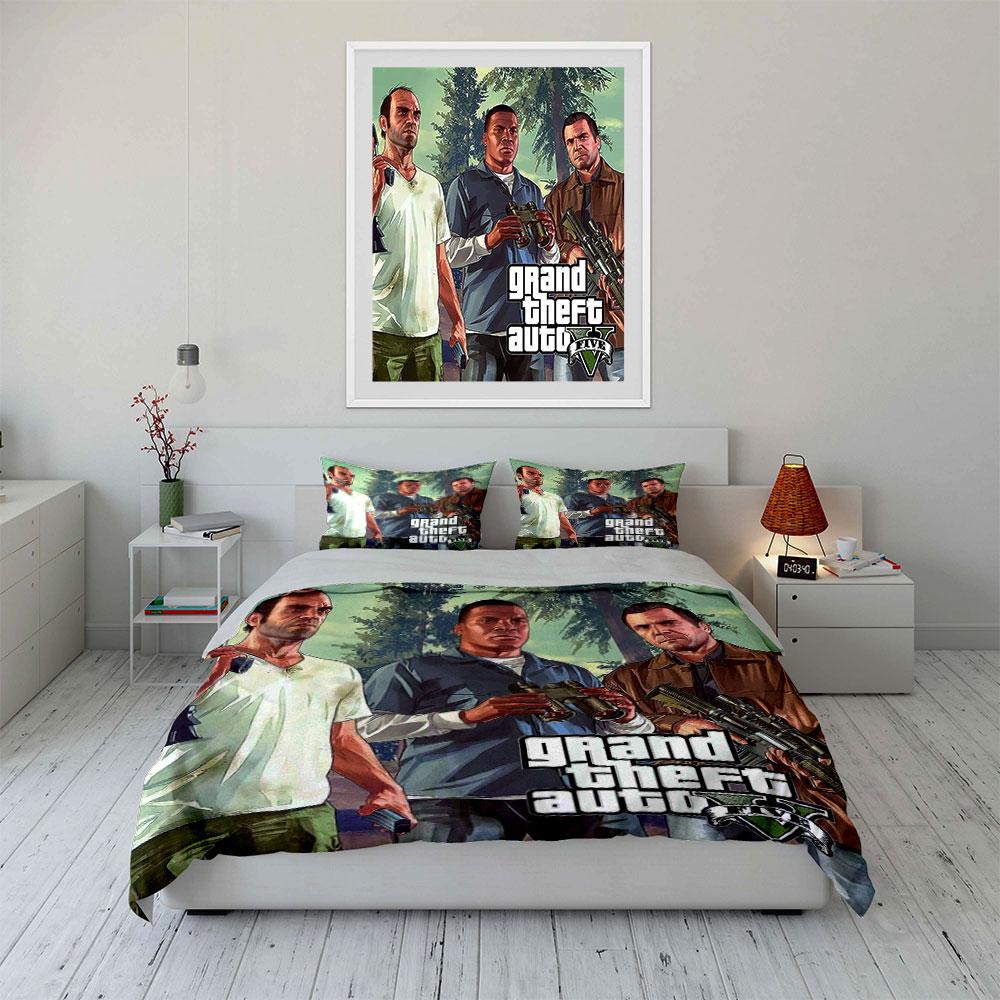Game characters and logo. Bedding sets Duvet cover sets Duvet covers Pillowcases(1*Duvet Cover 2*Pillowcases without duvet insert)