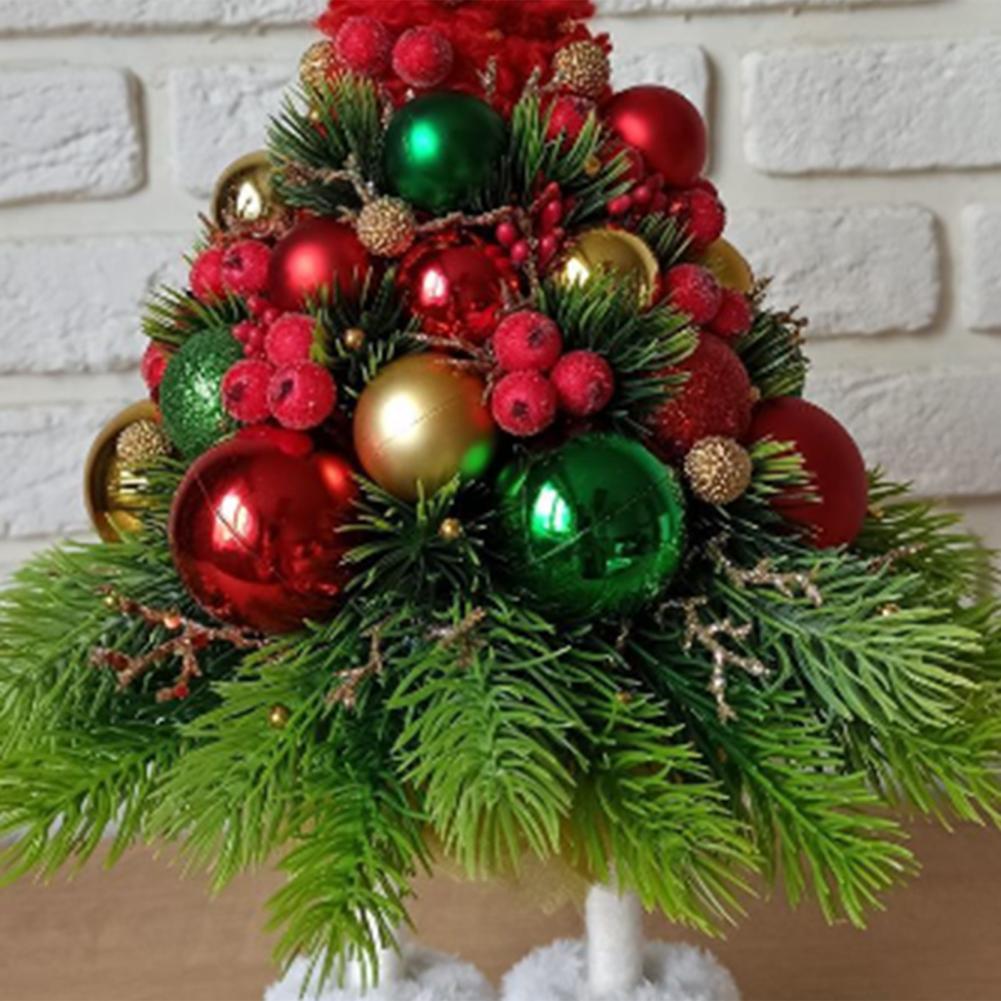 Гномы Дерево Фигурка Рождественские Украшения Ручной Работы Рождественская Елка Фигурки Гномов с Шарами для Столешницы