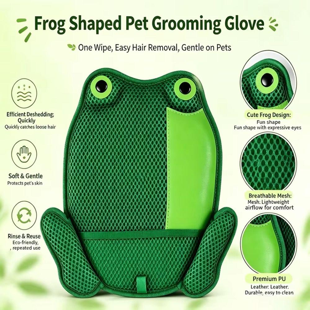 Double-Sided Pet Hair Removal Glove Dog Floating Hair Remover Cleaning Carpets