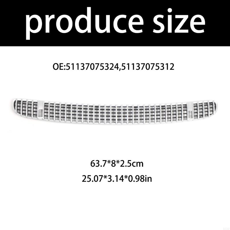 2025 New Front Upper Hood Vent Grille 51137075324 51137075312 for E46 1998-2005