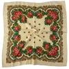 70*70cm Babushka Square Bandana Women Floral Print Russian National Scarf
